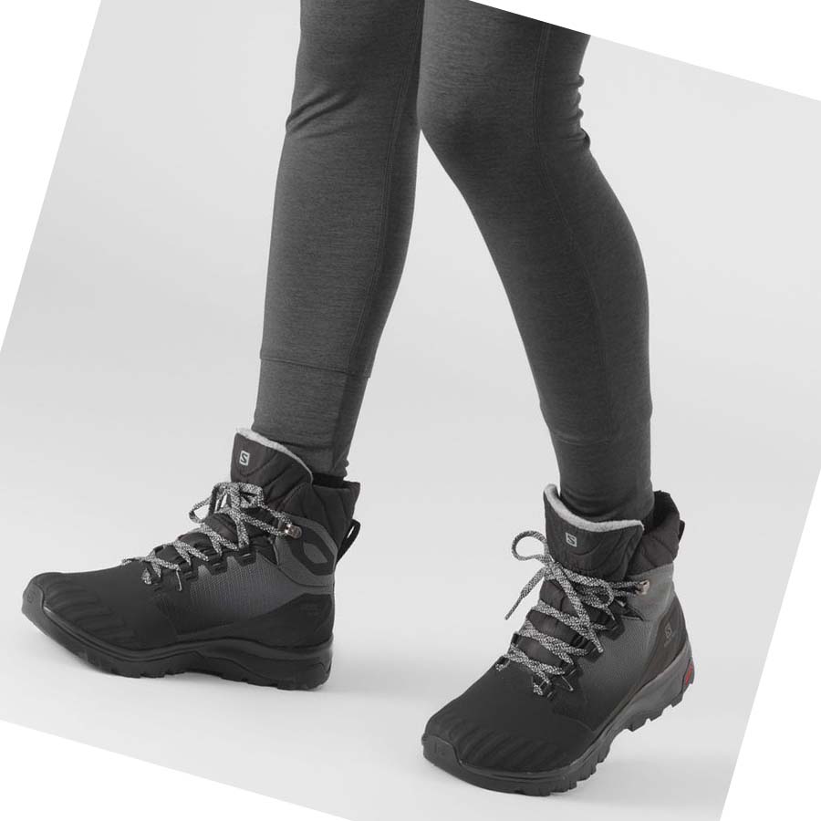 Botas de Invierno Salomon VAYA BLAZE THINSULATE™ CLIMASALOMON™ WATERPROOF Mujer Negros | MX 2608UZG